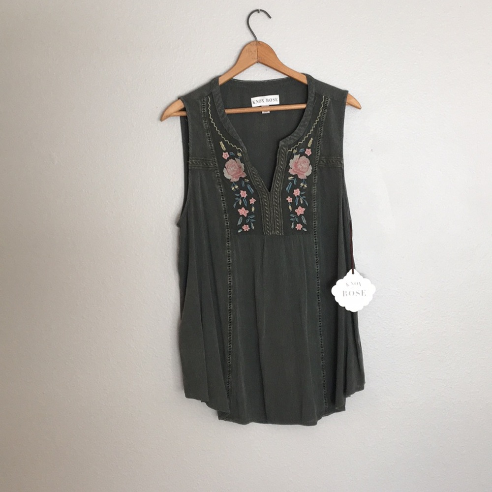 Brand new, Knox Rose vintage, flowing tank, size L